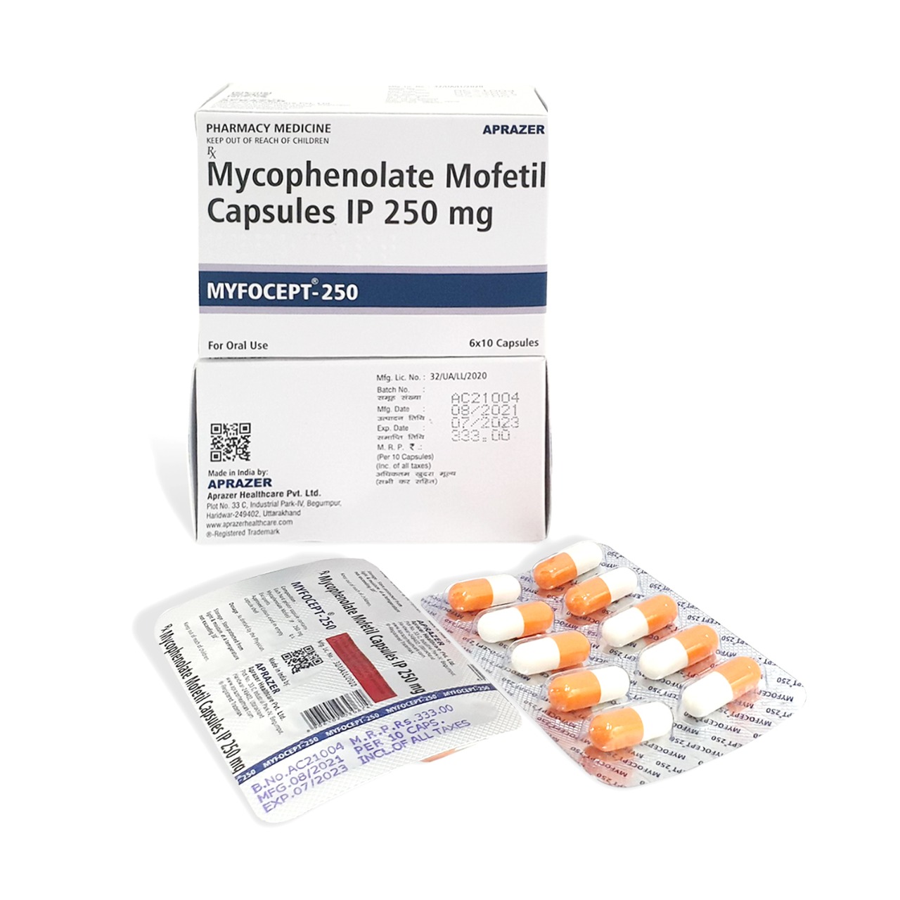 Mycophenolate mofetil 250mg