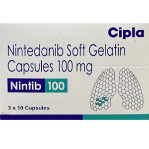 Nintib 100mg Soft Gelatin Capsule supplier in India