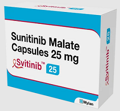 Svitinib 25mg Capsule from Mylan Pharmaceuticals Pvt Ltd