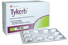  Tykerb 250mg Tablet from Glaxo SmithKline Pharmaceuticals Ltd