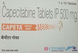 Capeta Nova 500mg Tablet for colon cancer