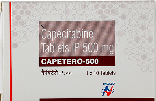 Capetero 500mg Tablet for colon cancer