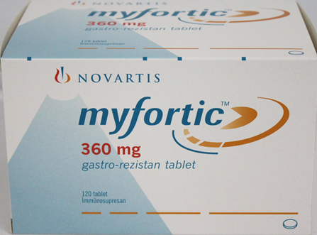 Myfortic 360 mg Tablet for transplant