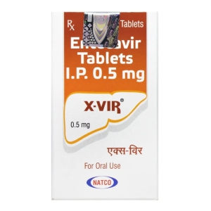 X Vir 0.5 mg Tablet from Natco Pharma Ltd
