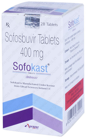Sofosbuvir 400 mg from aprazer
