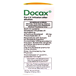  Docax 120mg Injection Side Effects