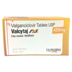  uses and benefits of valcytaj tablet 450mg from Taj Pharma India Ltd