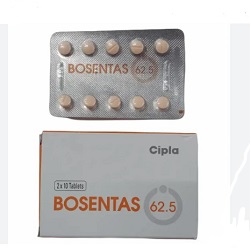  uses and benefits Bosentas 62.5mg Tablet