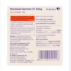  docetere 20mg injection from Dr Reddy's Laboratories Ltd 