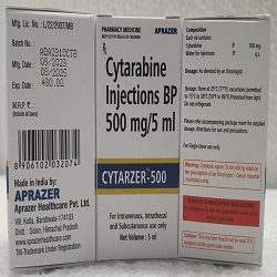  uses and benefits Cytarzer-500mg Injection 