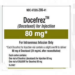  uses and benefits Docefrez 80mg injection 